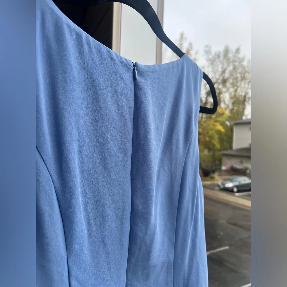 🆕 Jessica Howard Periwinkle Blue Midi Dress Size 6 Wedding Formal Bridesmaid - Picture 7 of 15